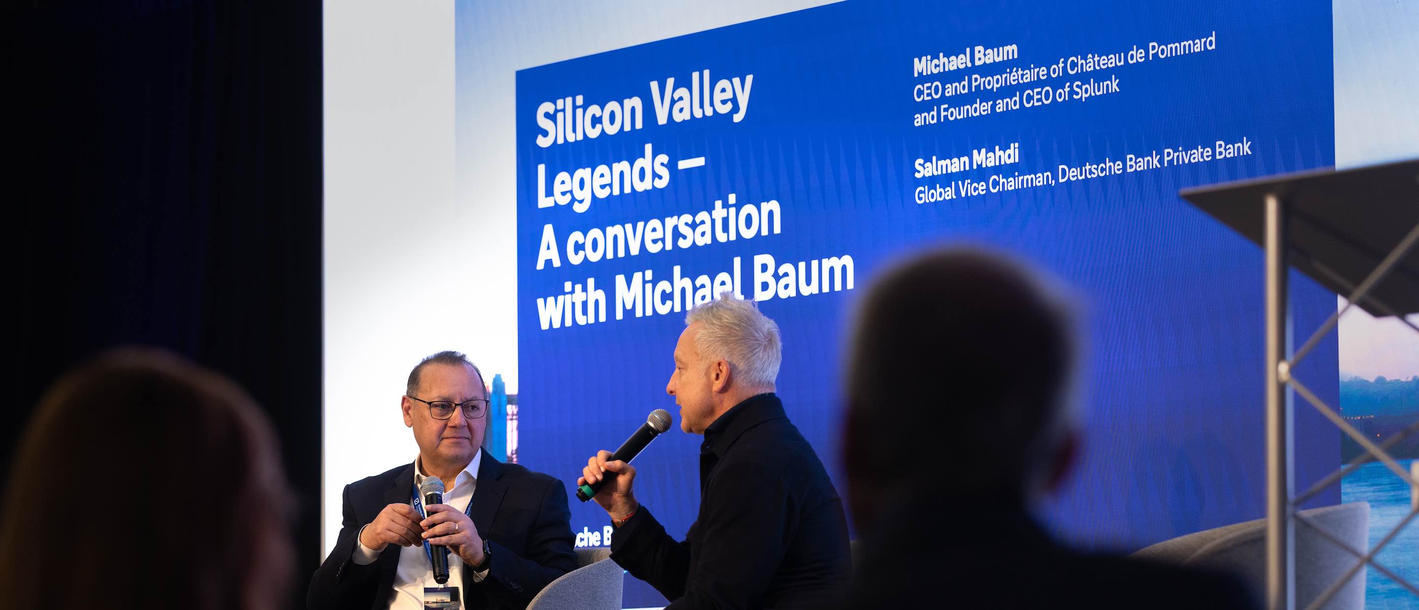 Salman Mahdi and Michael Baum at 2025 Innovation Summit