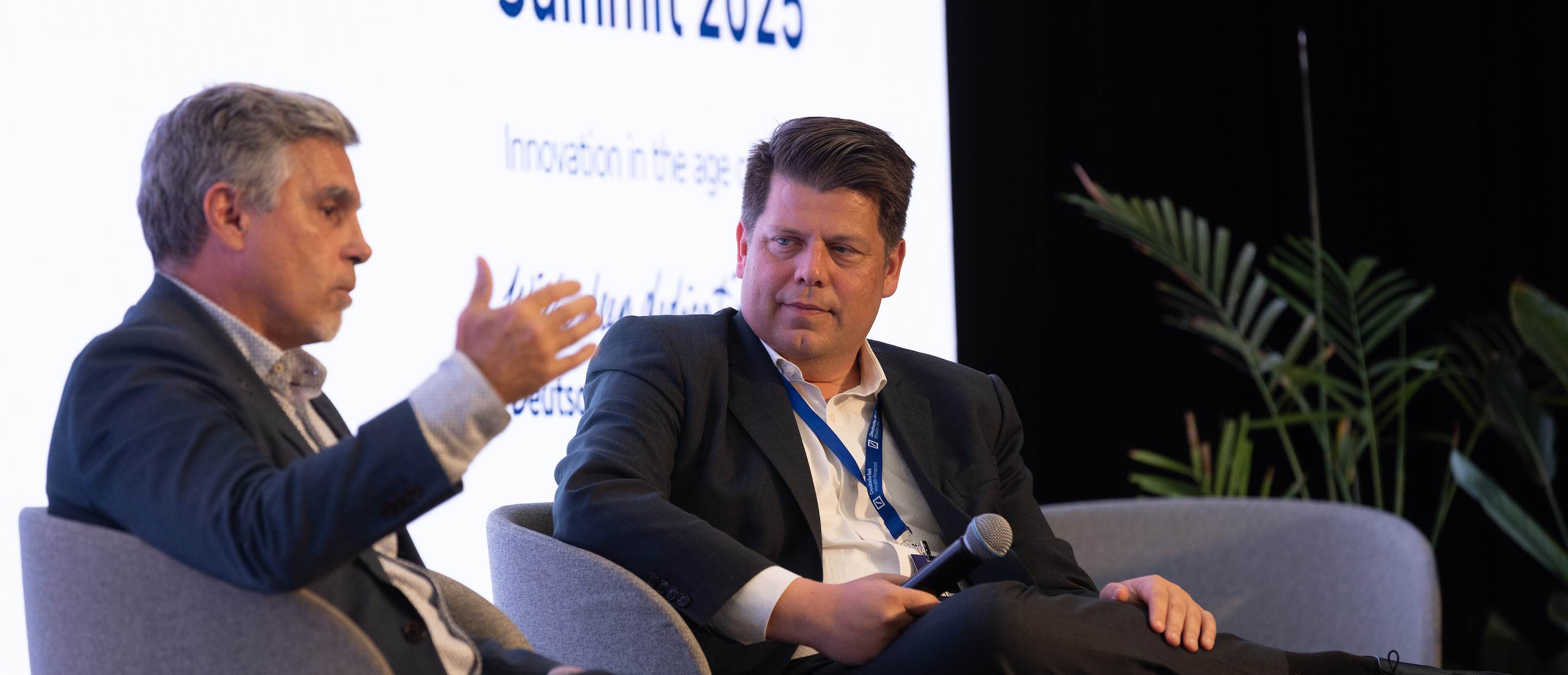 Chuck Templeton, Managing Partner and co-Lead of S2G Investments; Thomas Klemm, Head of West Coast South, Deutsche Bank Wealth Management 