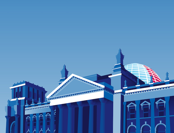 Eine Illustration des Bundestags.