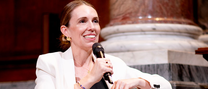 The Right Honourable Jacinda Arden, former Prime Minister of New Zealand