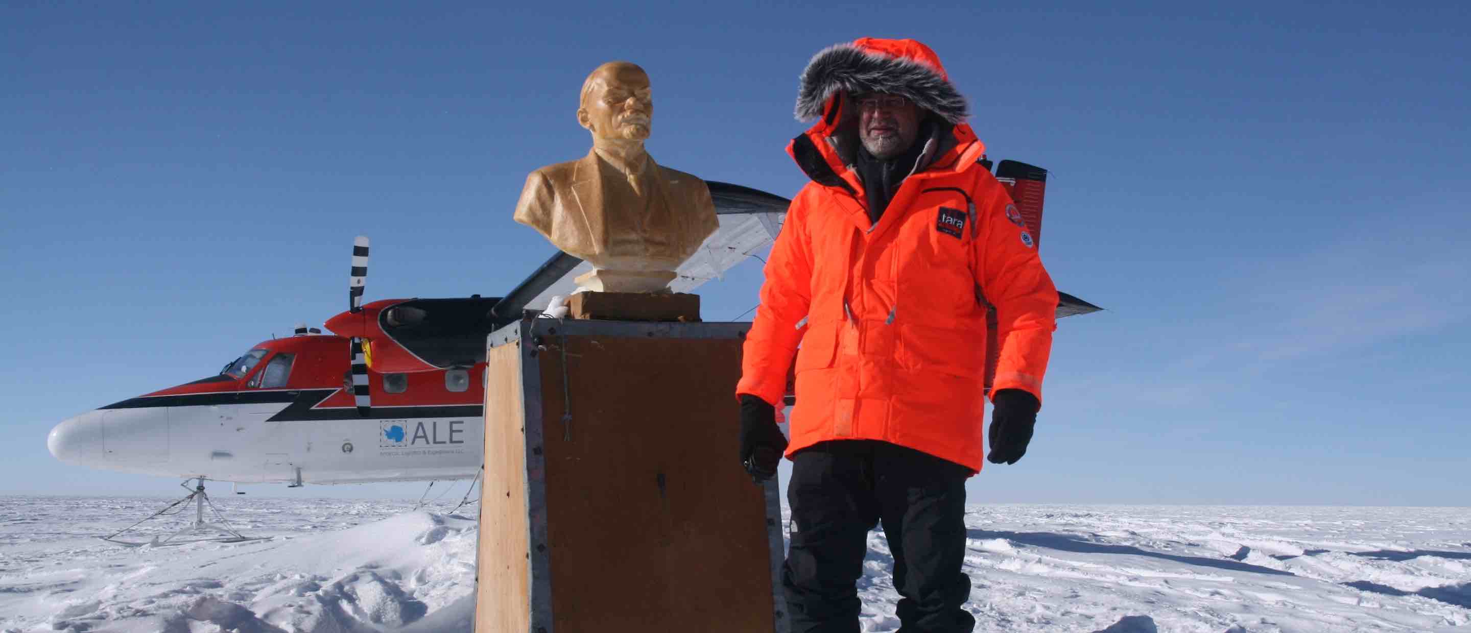 Remote polar landscape highlighting extreme environment and ocean research location
