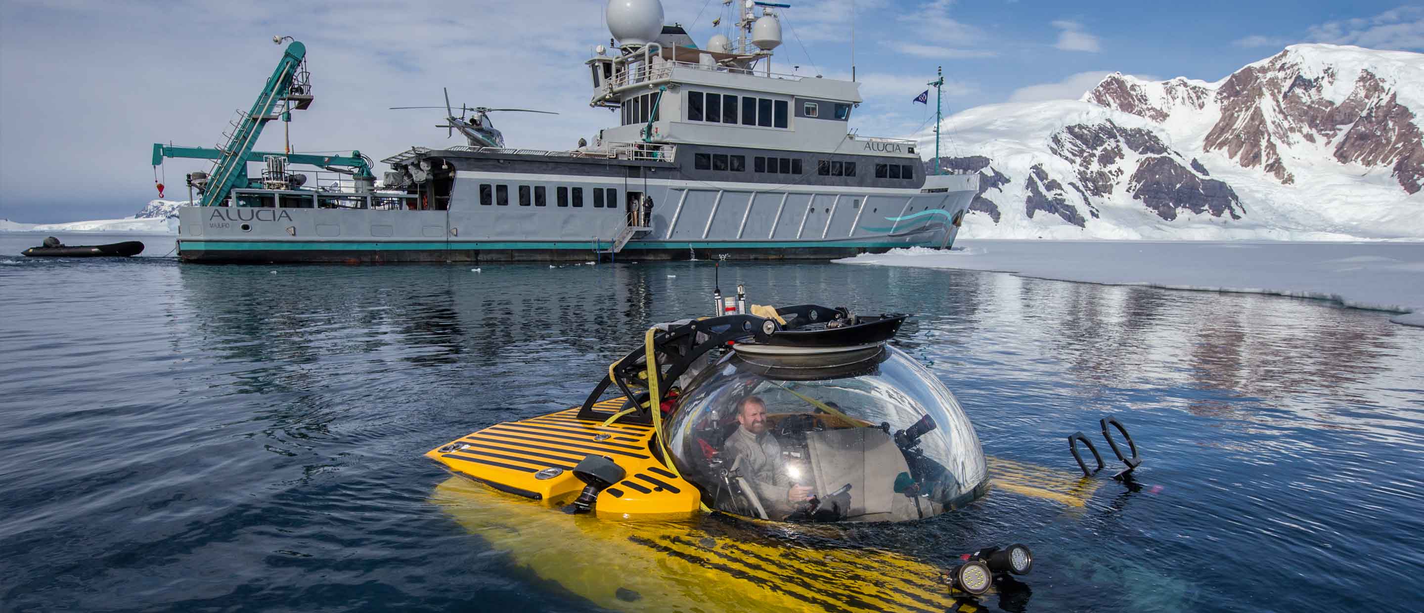 OceanX Alucia research vessel supporting ocean exploration and marine science