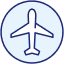 Aircraft icon representing business jet financing solutions