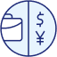 Icon representing currency and deposit services