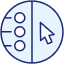 Icon representing fund solutions and portfolio investment