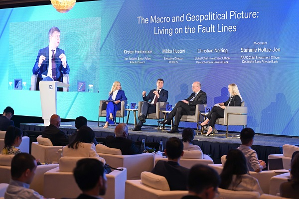 Panel discussion at Deutsche Bank event